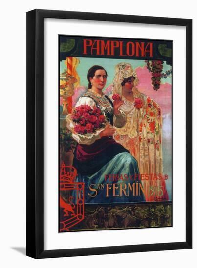 Pamplona VI-null-Framed Giclee Print