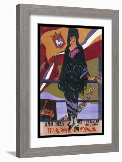 Pamplona X-null-Framed Giclee Print