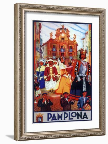 Pamplona XI-null-Framed Giclee Print