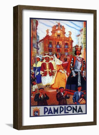 Pamplona XI-null-Framed Giclee Print