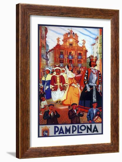 Pamplona XI-null-Framed Giclee Print