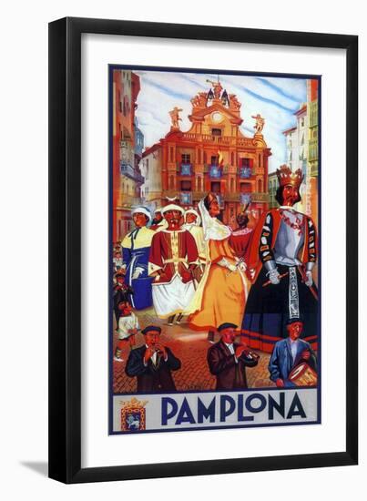 Pamplona XI-null-Framed Giclee Print