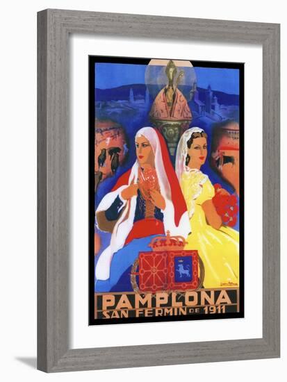 Pamplona XII-null-Framed Giclee Print