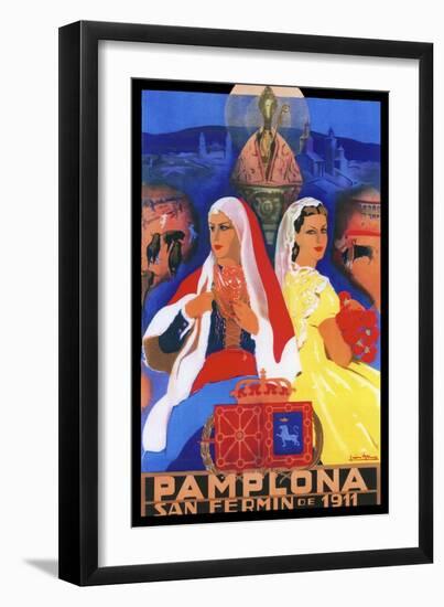 Pamplona XII-null-Framed Giclee Print