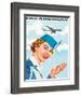 Pan Am American Stewardess-null-Framed Giclee Print