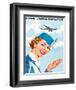 Pan Am American Stewardess-null-Framed Giclee Print