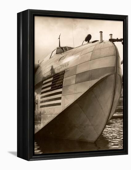 Pan Am Clipper Seaplane-George Strock-Framed Premier Image Canvas