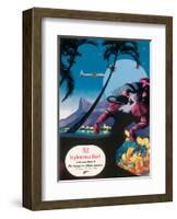 Pan Am, Fly to Glamorous Brazil c.1940s-M^ Von Arenburg-Framed Art Print