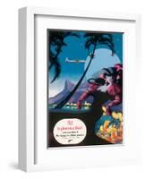 Pan Am, Fly to Glamorous Brazil c.1940s-M^ Von Arenburg-Framed Art Print