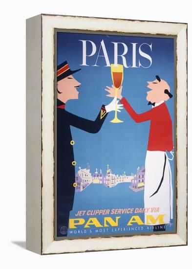 Pan Am - Paris-null-Framed Stretched Canvas