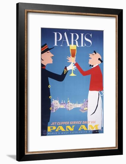 Pan Am - Paris-null-Framed Art Print