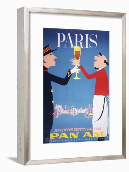 Pan Am - Paris-null-Framed Art Print