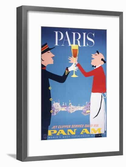 Pan Am - Paris-null-Framed Art Print