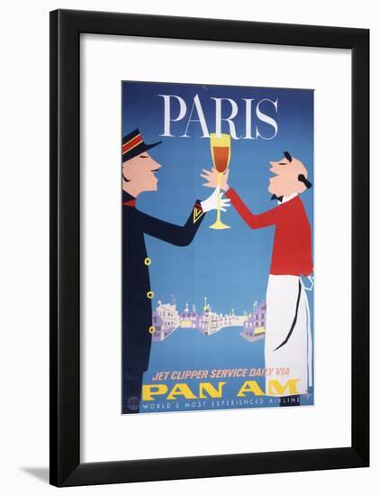 Pan Am - Paris-null-Framed Art Print