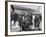 Pan Am Stewardesses in Frankfurt after Emergency Landing-null-Framed Photographic Print