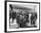 Pan Am Stewardesses in Frankfurt after Emergency Landing-null-Framed Photographic Print