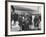 Pan Am Stewardesses in Frankfurt after Emergency Landing-null-Framed Photographic Print