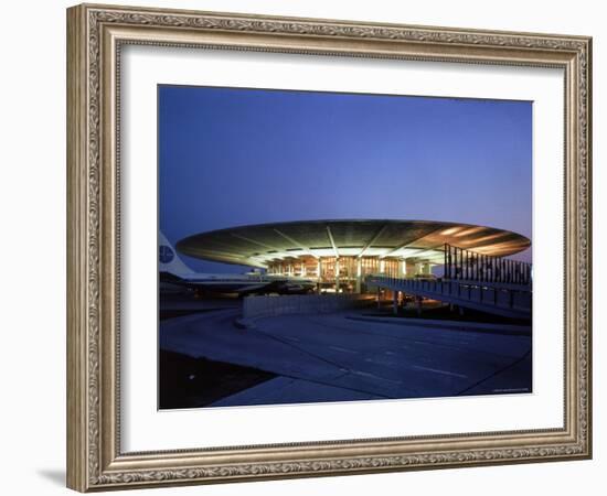 Pan American Air Lines Terminal at NY International Airport-Dmitri Kessel-Framed Photographic Print