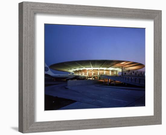 Pan American Air Lines Terminal at NY International Airport-Dmitri Kessel-Framed Photographic Print