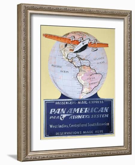 Pan American Airways 1934-null-Framed Giclee Print