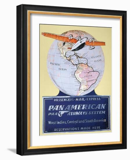 Pan American Airways 1934-null-Framed Giclee Print