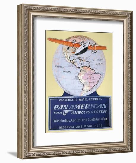 Pan American Airways 1934-null-Framed Giclee Print