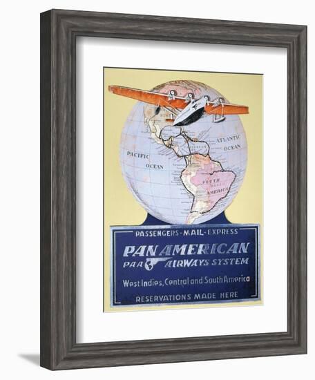 Pan American Airways 1934-null-Framed Giclee Print