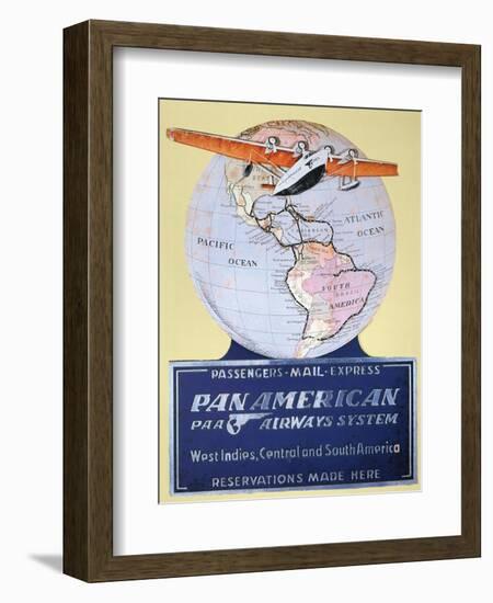 Pan American Airways 1934-null-Framed Giclee Print