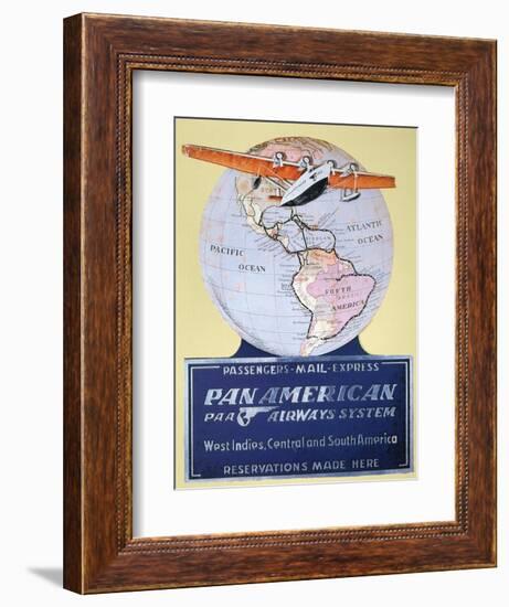 Pan American Airways 1934-null-Framed Giclee Print