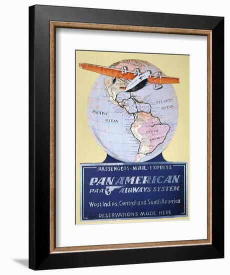 Pan American Airways 1934-null-Framed Giclee Print