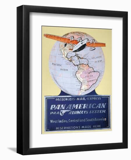 Pan American Airways 1934-null-Framed Giclee Print