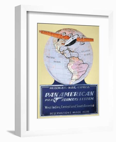 Pan American Airways 1934-null-Framed Giclee Print