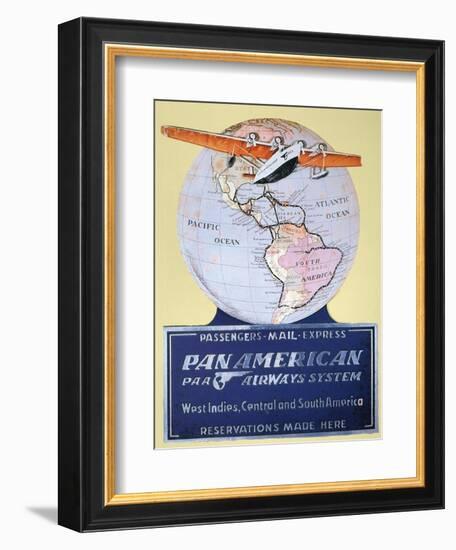 Pan American Airways 1934-null-Framed Giclee Print