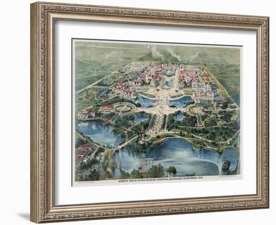 Pan-American Exposition, Buffalo Ny 1901-Vintage Lavoie-Framed Giclee Print