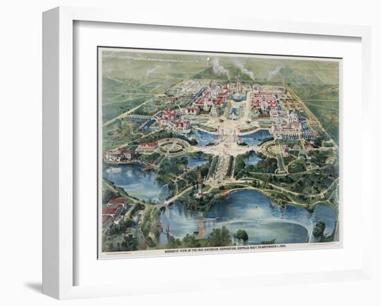 Pan-American Exposition, Buffalo Ny 1901-Vintage Lavoie-Framed Giclee Print