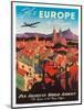 Pan American: Fly to Europe by Clipper, c.1940s-M^ Von Arenburg-Mounted Art Print