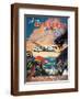 Pan American: Fly to the Caribbean by Clipper, c.1940s-M^ Von Arenburg-Framed Art Print