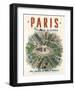 Pan American: Paris by Clipper, c.1951-null-Framed Giclee Print