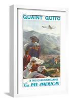 Pan American: Quaint Quito - In the Ecuadorian Andes, c.1938-Paul George Lawler-Framed Art Print