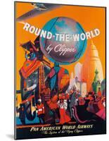 Pan American: Round the World by Clipper, c.1949-M^ Von Arenburg-Mounted Giclee Print