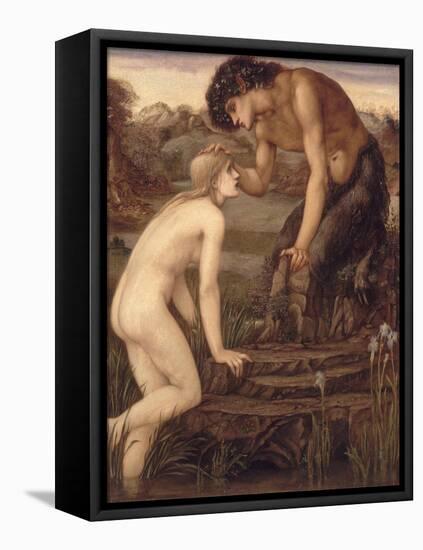 Pan and Psyche, 1870s-Edward Burne-Jones-Framed Premier Image Canvas