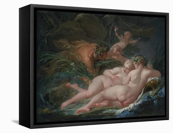 Pan and Syrinx, 1759-François Boucher-Framed Premier Image Canvas