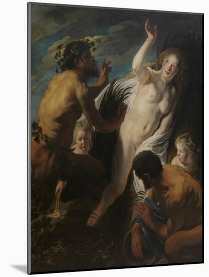 Pan and Syrinx-Jacob Jordaens-Mounted Giclee Print