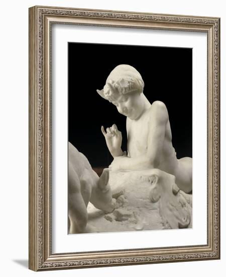 Pan et oursons-Emmanuel Fremiet-Framed Giclee Print