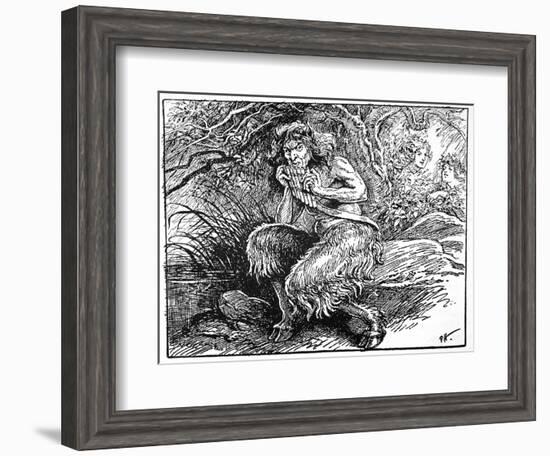 Pan, from 'The Book of Myths' by Amy Cruse, 1925-Unknown-Framed Giclee Print