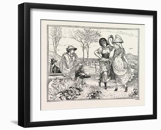 Pan Pipes-Walter Crane-Framed Giclee Print