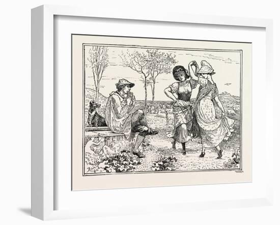 Pan Pipes-Walter Crane-Framed Giclee Print