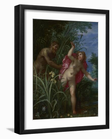 Pan Pursuing Syrinx, after 1615-Jan Brueghel the Elder-Framed Giclee Print