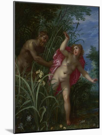 Pan Pursuing Syrinx, after 1615-Jan Brueghel the Elder-Mounted Giclee Print