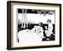 Pan Reading to a Woman by a Brook, 1898-Aubrey Beardsley-Framed Giclee Print